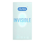 Durex Invisible Extra Sensitive - tanek, izjemno občutljiv kondom (10 kosov) -