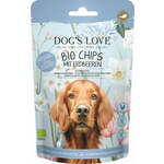 Dog's Love Spring Chips Bio - Perutnina z jagodami - 150 g