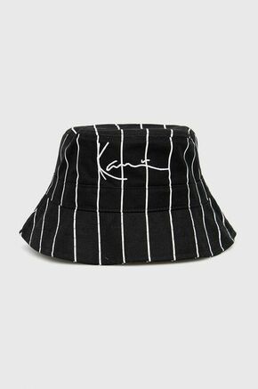 Karl Kani bombažni klobuk - črna. Klobuk iz zbirke Karl Kani. Model