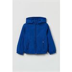 Otroška jakna OVS - modra. Otroška Jakna iz kolekcije OVS. Nepodloženi model izdelan iz enobarvnega materiala.