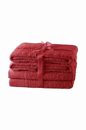 Komplet brisač 6-pack - rdeča. Komplet brisač iz kolekcije home &amp; lifestyle. Model izdelan iz tekstilnega materiala.