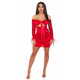Amiatex Ženska obleka 79888, rdeča, S