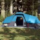 vidaXL Družinski šotor za 11 oseb moder vodoodporen