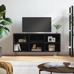 vidaXL TV omarica črna 103,5x30x50 cm inženirski les