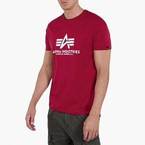 Bombažna kratka majica Alpha Industries rdeča barva - rdeča. Kratka majica iz kolekcije Alpha Industries
