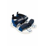 Kenzo Kids otroški sandali - mornarsko modra. Otroški sandali iz kolekcije Kenzo Kids. Model izdelan iz tekstilnega materiala.