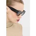 Sončna očala Gucci ženska, črna barva, GG1704S - črna. Sončna očala iz kolekcije Gucci. Model s toniranimi stekli in okvirji iz plastike. Ima filter UV 400.