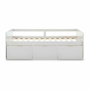 Bela otroška postelja s prostorom za shranjevanje 90x190 cm Abbott – Marckeric