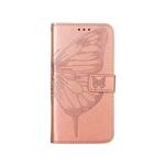 Chameleon Samsung Galaxy A35 5G - Preklopna torbica (WLGO-Butterfly) - roza-zlata