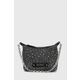 Torbica Karl Lagerfeld siva barva - siva. Majhna torbica iz kolekcije Karl Lagerfeld. Model na zapenjanje, izdelan iz tekstilnega materiala.