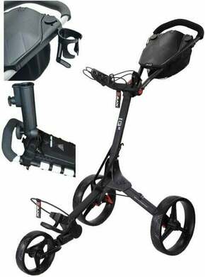 Big Max IQ² SET Phantom Black/Red Ročni voziček za golf