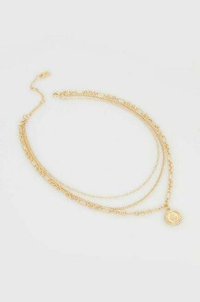 Ogrlica Lauren Ralph Lauren - zlata. Ogrlica iz kolekcije Lauren Ralph Lauren. Model z okrasnim obeskom