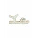 Otroški sandali Geox SANDAL HAITI bela barva - bela. Otroški sandali iz kolekcije Geox. Model izdelan iz ekološkega usnja.
