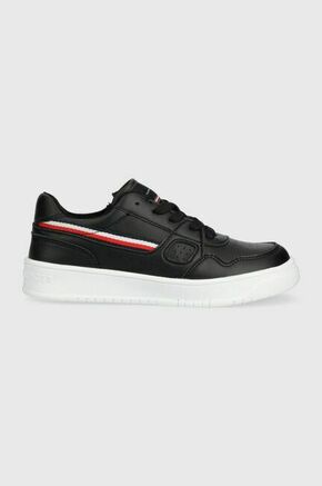 Superge Tommy Hilfiger Stripes Low Cut Lace-Up Sneaker T3X9-32848-1355 S Black 999