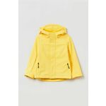 OVS otroška jakna - rumena. Otroška jakna iz kolekcije OVS. Neizoliran model, izdelan iz gladkega materiala.