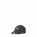 Bombažna bejzbolska kapa Karl Lagerfeld črna barva, 245W3404 - črna. Kapa s šiltom vrste baseball iz kolekcije Karl Lagerfeld. Model izdelan iz vzorčastega materiala z vstavki.