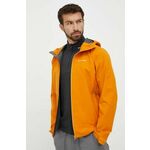 Vodoodporna jakna Montane Spirit moška, oranžna barva - oranžna. Vodoodporna jakna iz kolekcije Montane. Nepodložen model, izdelan iz tkanine z membrano GORE-TEX®, ki je odporna proti vetru in je zračna.
