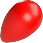 Igrača Dog Fantasy Eggy žoga v obliki jajca rdeča 16x26 cm