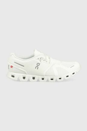 Tekaški čevlji On-running Cloud 5 bela barva - bela. Tekaški čevlji iz kolekcije On-running. Model zgornjim delom iz lahke