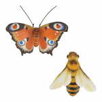 Vrtne figurice v kompletu 2 ks iz poliresina Butterfly – Esschert Design