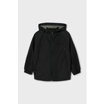 Otroška jakna Mayoral črna barva - črna. Otroški jakna iz kolekcije Mayoral. Prehoden model, izdelan iz gladkega materiala.