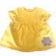 Nootka Obleka z detajlom rumena, ročno delo, 110