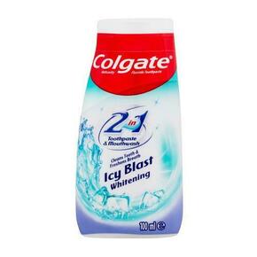 Colgate Icy Blast Whitening Toothpaste &amp; Mouthwash belilna zobna pasta in ustna vodica 2v1 100 ml