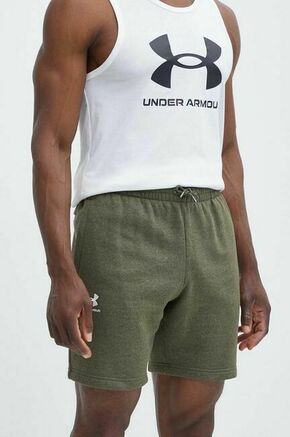 Under Armour Kratke Hlače UA Essential Fleece Shorts-GRN S