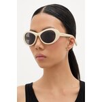 Sončna očala Jacquemus ROND bež JAC107C2SUN