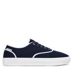 Tenis superge Tommy Hilfiger Th Vulc Cup Long Lace Canvas FM0FM05874 Mornarsko modra