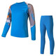 Senzor MERINO IMPRESS otroški set, moder (110)