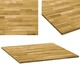 Površina za mizo trden hrastov les kvadratna 23 mm 80x80 cm