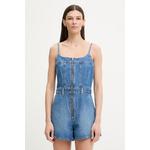 Levi's kombinezon ženski denim JOLENE ROMPER modra 005O7.0000