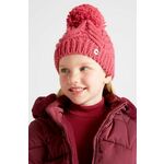 Otroška kapa Mayoral roza barva, - roza. Otroška kapa iz kolekcije Mayoral. Model izdelan iz enobarvne pletenine.