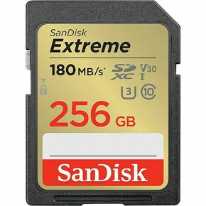 WEBHIDDENBRAND Extreme 256 GB pomnilniška kartica SDXC 180 MB/s in 130 MB/s UHS-I