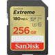 WEBHIDDENBRAND Extreme 256 GB pomnilniška kartica SDXC 180 MB/s in 130 MB/s UHS-I, razred 10, U3, V30