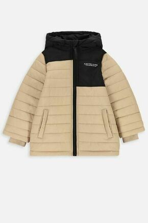 Otroška jakna Coccodrillo bež barva - bež. Otroški jakna iz kolekcije Coccodrillo. Podložen model