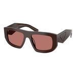Prada PRD04SU 27I80W ONE SIZE (53) Rjava/Rdeča