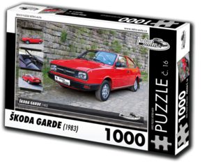 WEBHIDDENBRAND RETRO-AUTA Puzzle št. 16 Škoda Garde (1983) 1000 kosov
