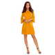Numoco Ženska obleka 228-7, rumeno-oranžna, XL