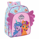 šolski nahrbtnik my little pony wild &amp; free 26 x 34 x 11 cm modra roza
