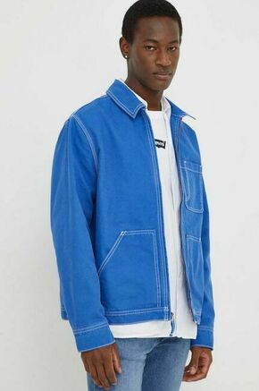 Jeans jakna Levi's moška - modra. Jakna iz kolekcije Levi's. Nepodložen model