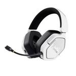 Trust GXT 493 Carus gaming slušalke, bele, bluetooth/brezžične, 101dB/mW/104dB/mW, mikrofon