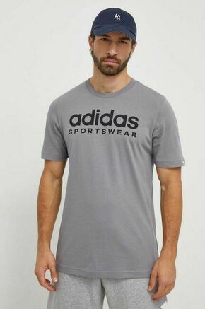 Bombažna kratka majica adidas moški