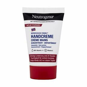 Neutrogena Norwegian Formula Hand Cream Unscented krema za suhe in razpokane roke brez parfuma 50 ml za ženske