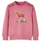 vidaXL Otroški pulover malina 116