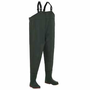 Ribiške hlače s škornji zelene velikost 41