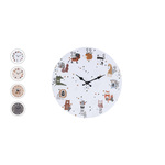 SEGNALE Stenska ura z otroškim motivom 33 cm rjava KO-Y36400640brown