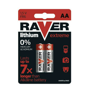 RAVER litijska baterija B7821