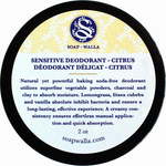 "Soapwalla Deodorant Cream Sensitive - Citrus"